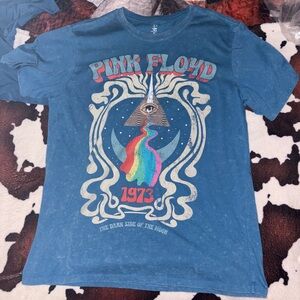 Spiritual Gangster Blue Graphic Tee